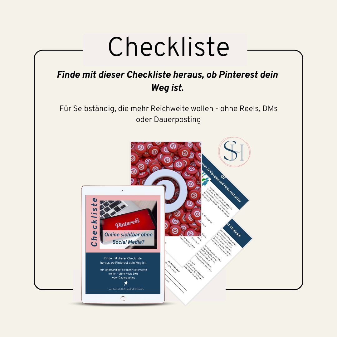 Pinterest Checkliste_Mockup Pinterest Checkliste für 0€