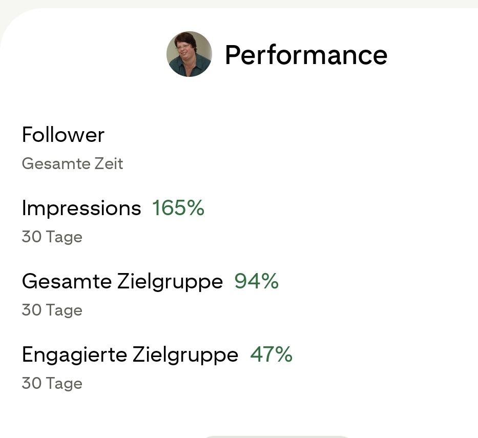 Performance meines Pinterest Profils 